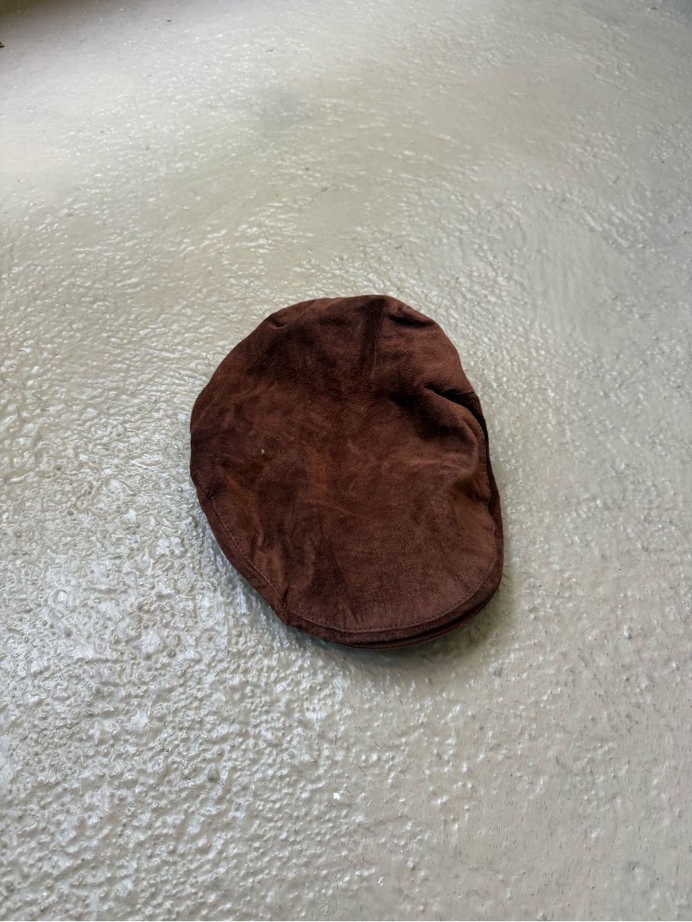GAP Dark Brown Suede Flat Hat Cap